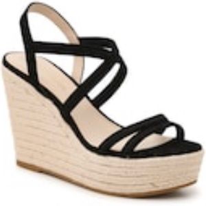 Black Espadrille Wedges